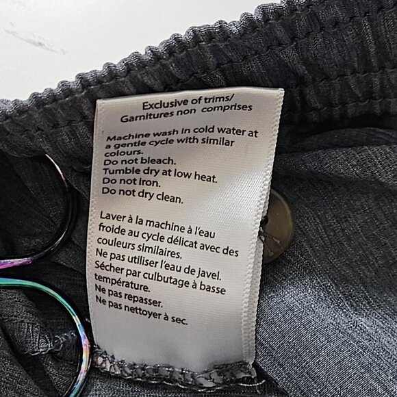 Silver Jeans Ashton Joggers Mens XL Gray Drawstrings Pockets Logo Stretch Active - Picture 11 of 14